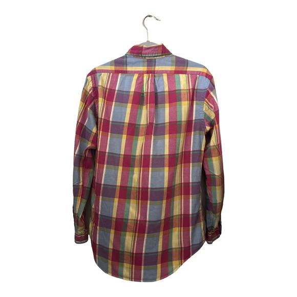 Ralph Lauren Plaid Button Down Shirt, size Medium - Picture 2 of 4